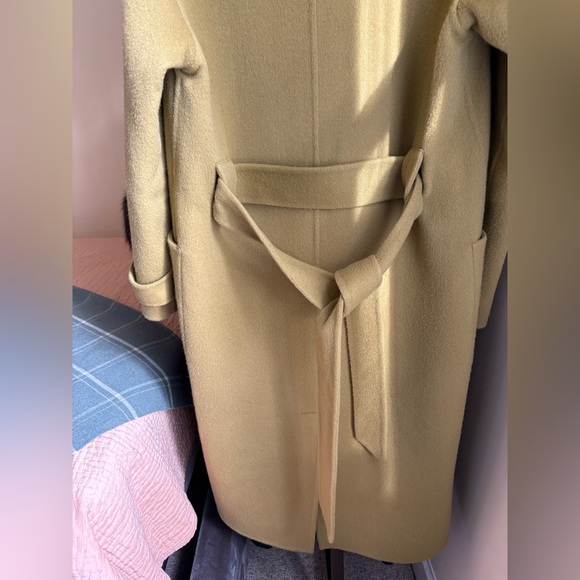 Sezane Mederick Coat Pistachio - Size 6 - Picture 4 of 11